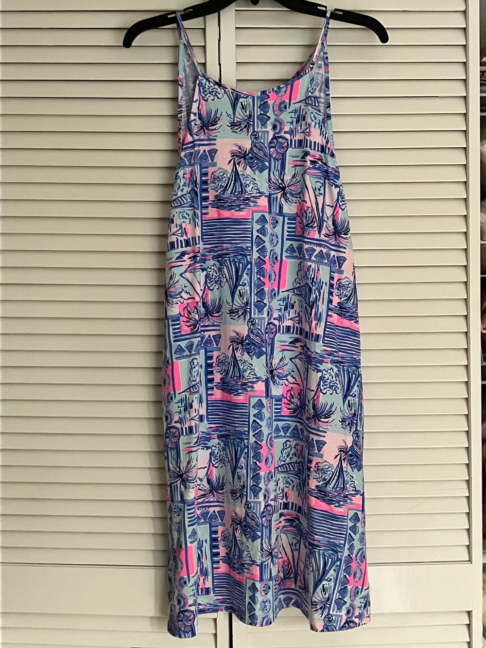 NWT Lilly Pulitzer Size XL
Margot Swing Dress Whisper Blue "Yeah Buoy" Nautical